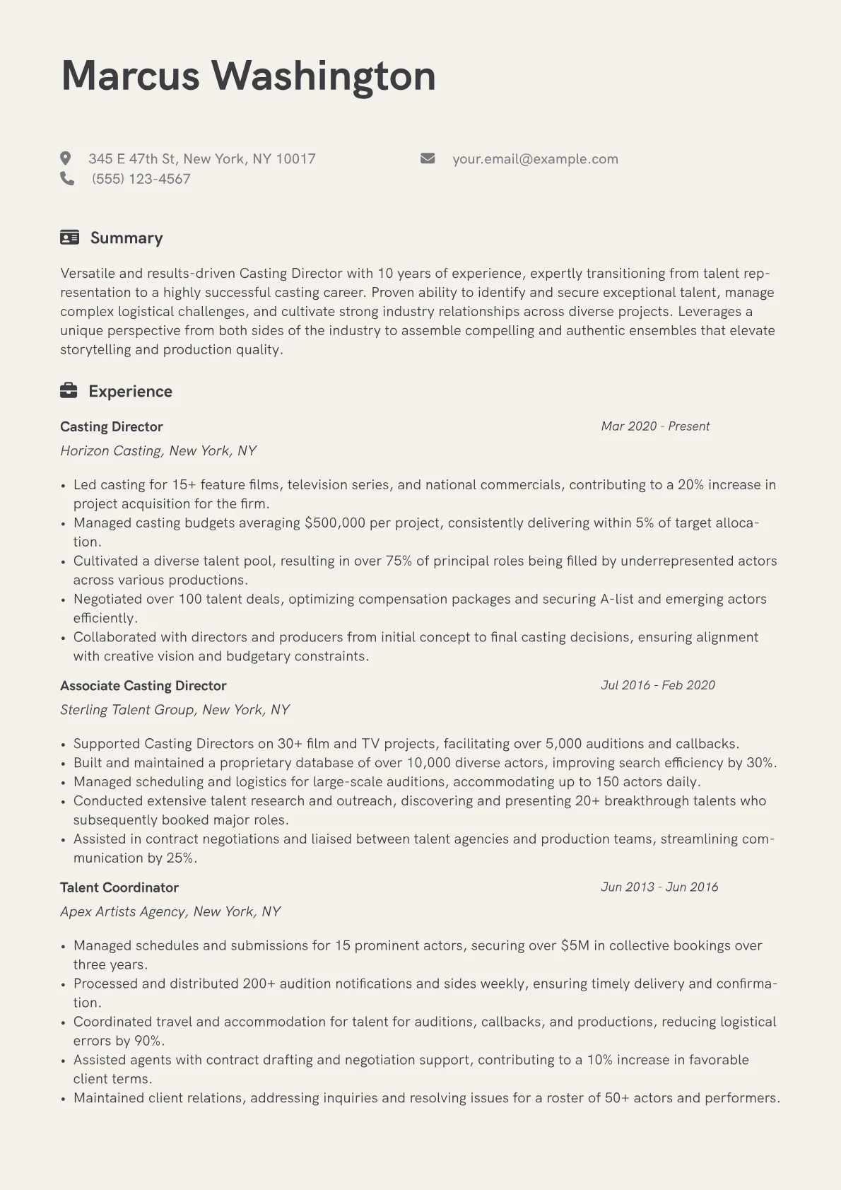 Career changer version - Page 1