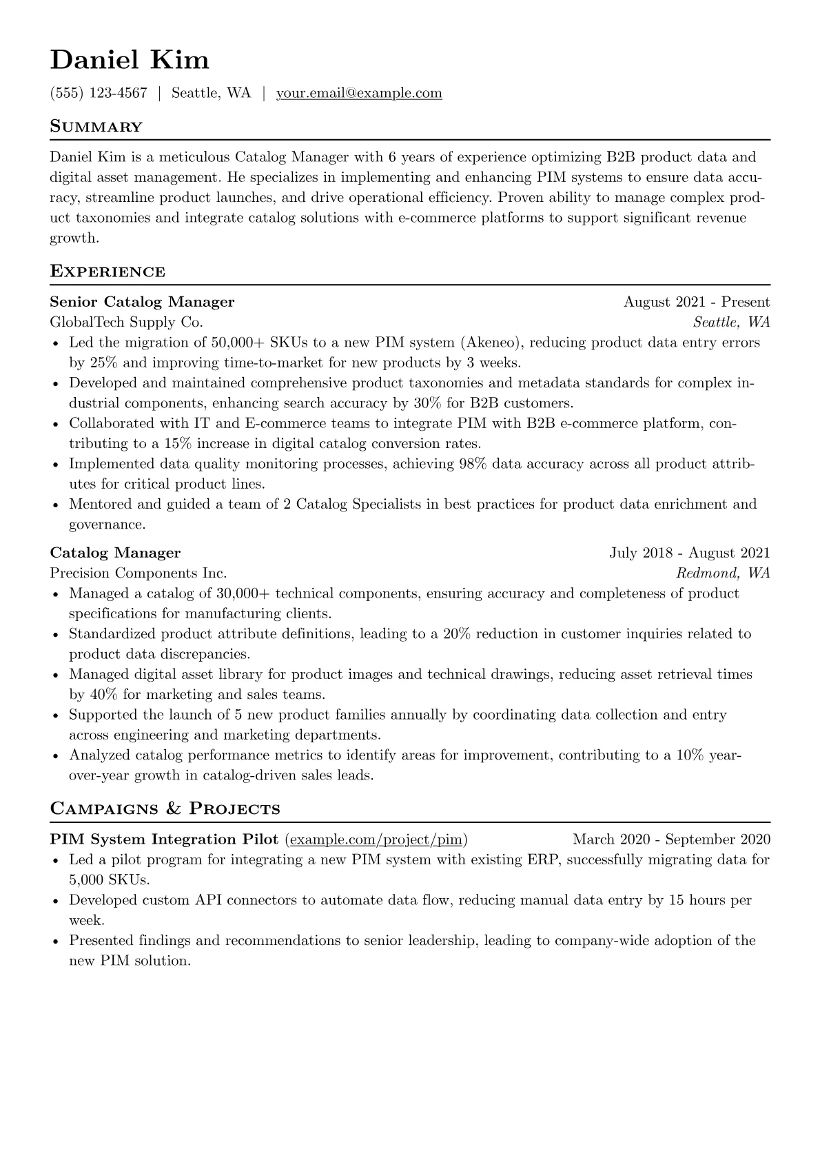 Industrial Catalog Manager version - Page 1