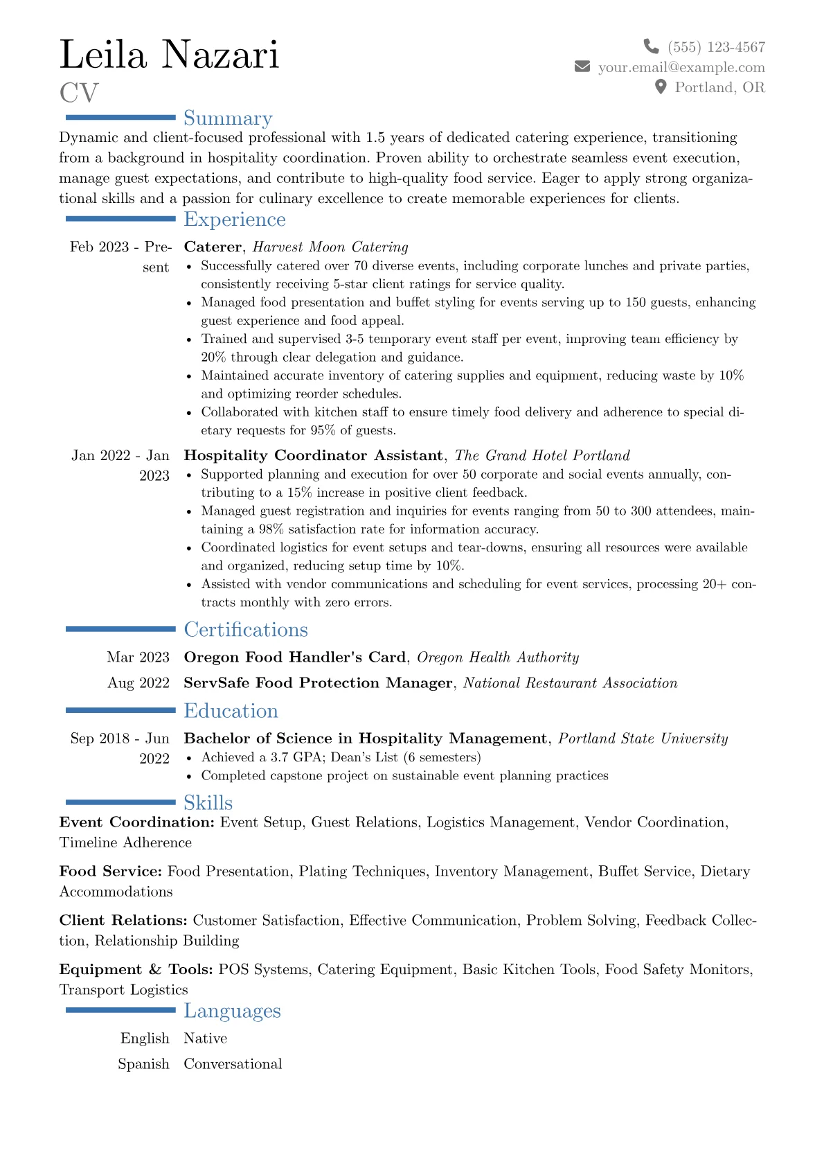 Career changer version - Page 1
