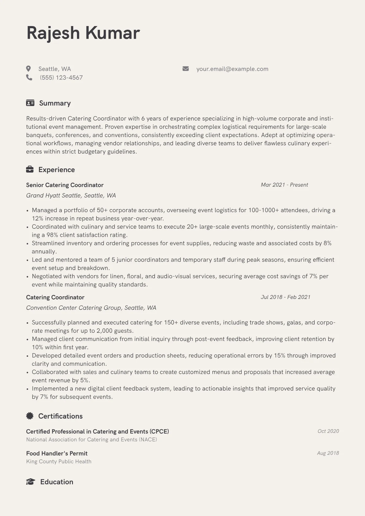 High-Volume Corporate version - Page 1