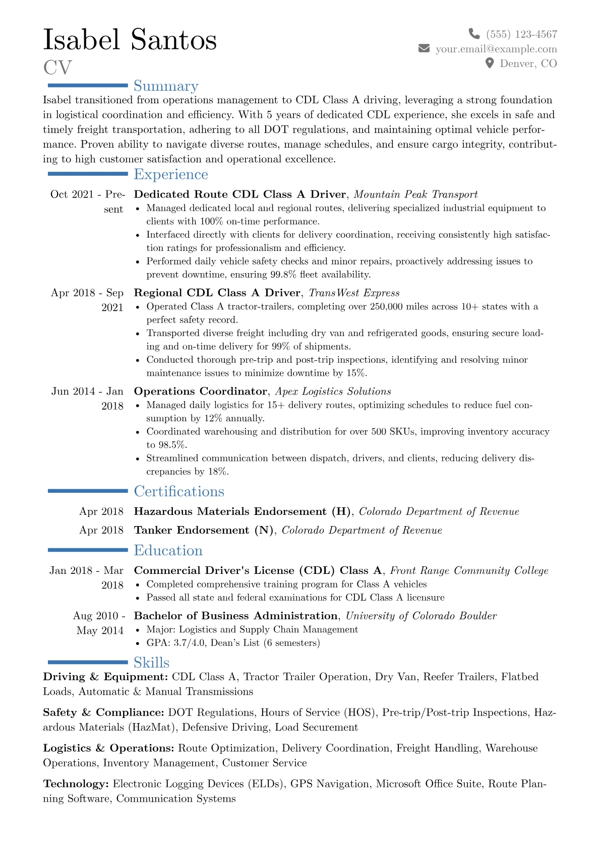 Career changer version - Page 1