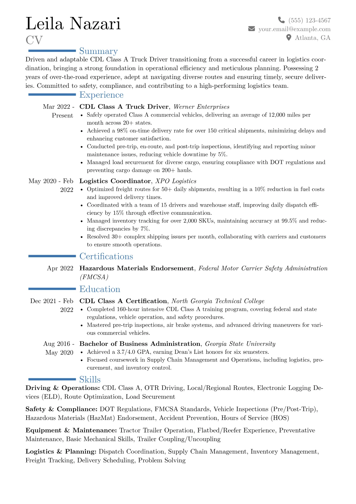 Career changer version - Page 1