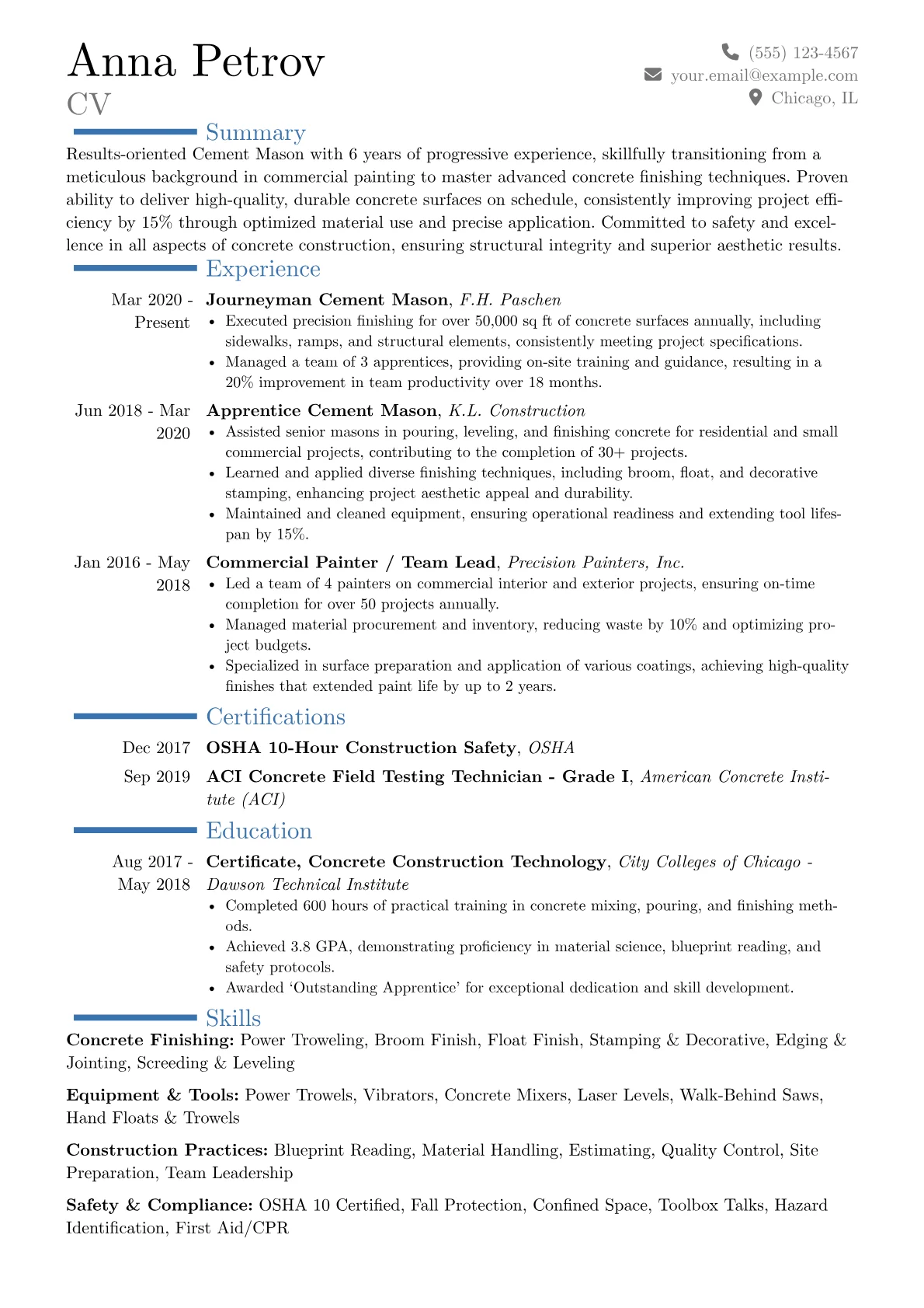 Career changer version - Page 1
