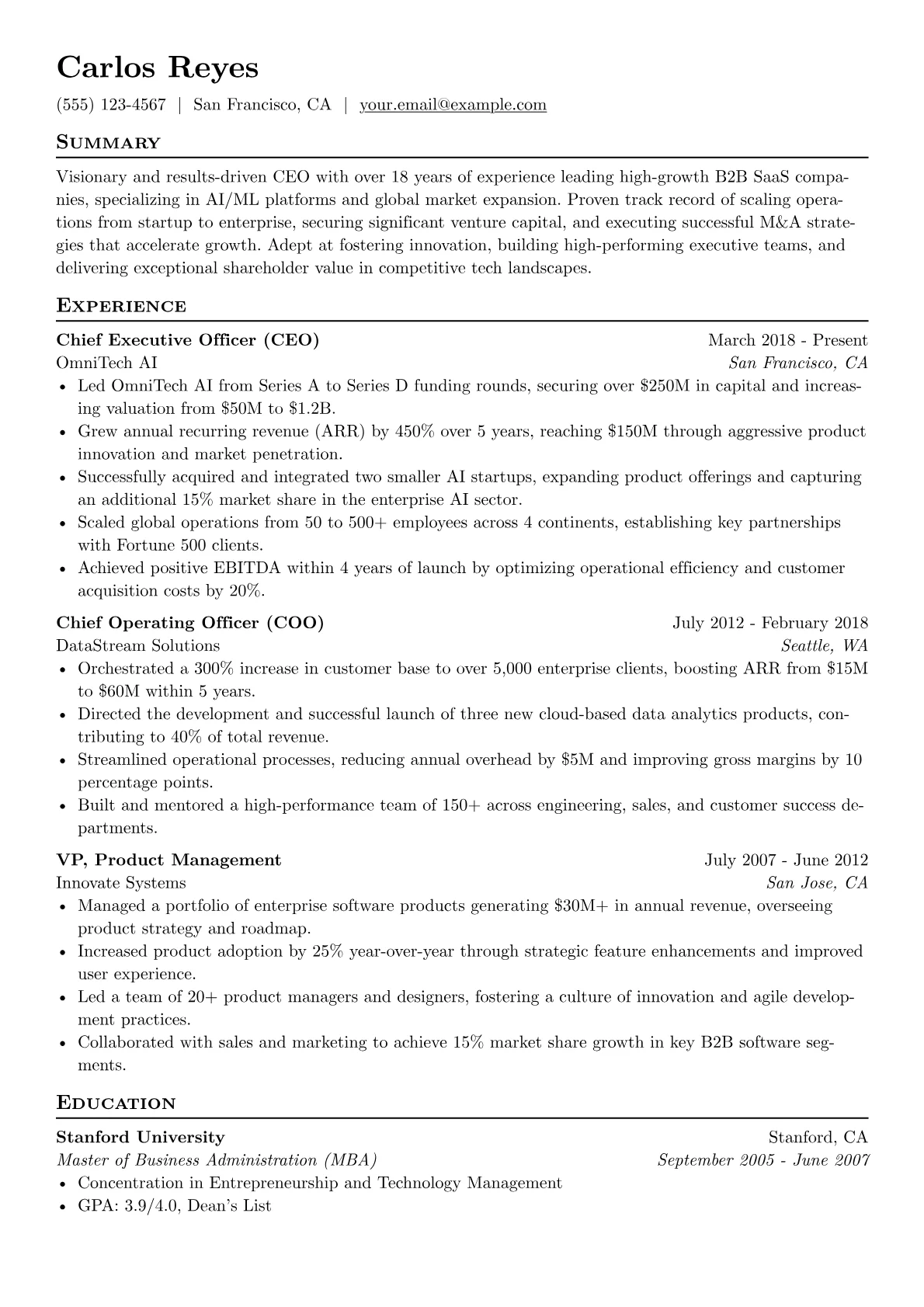CEO version - Page 1
