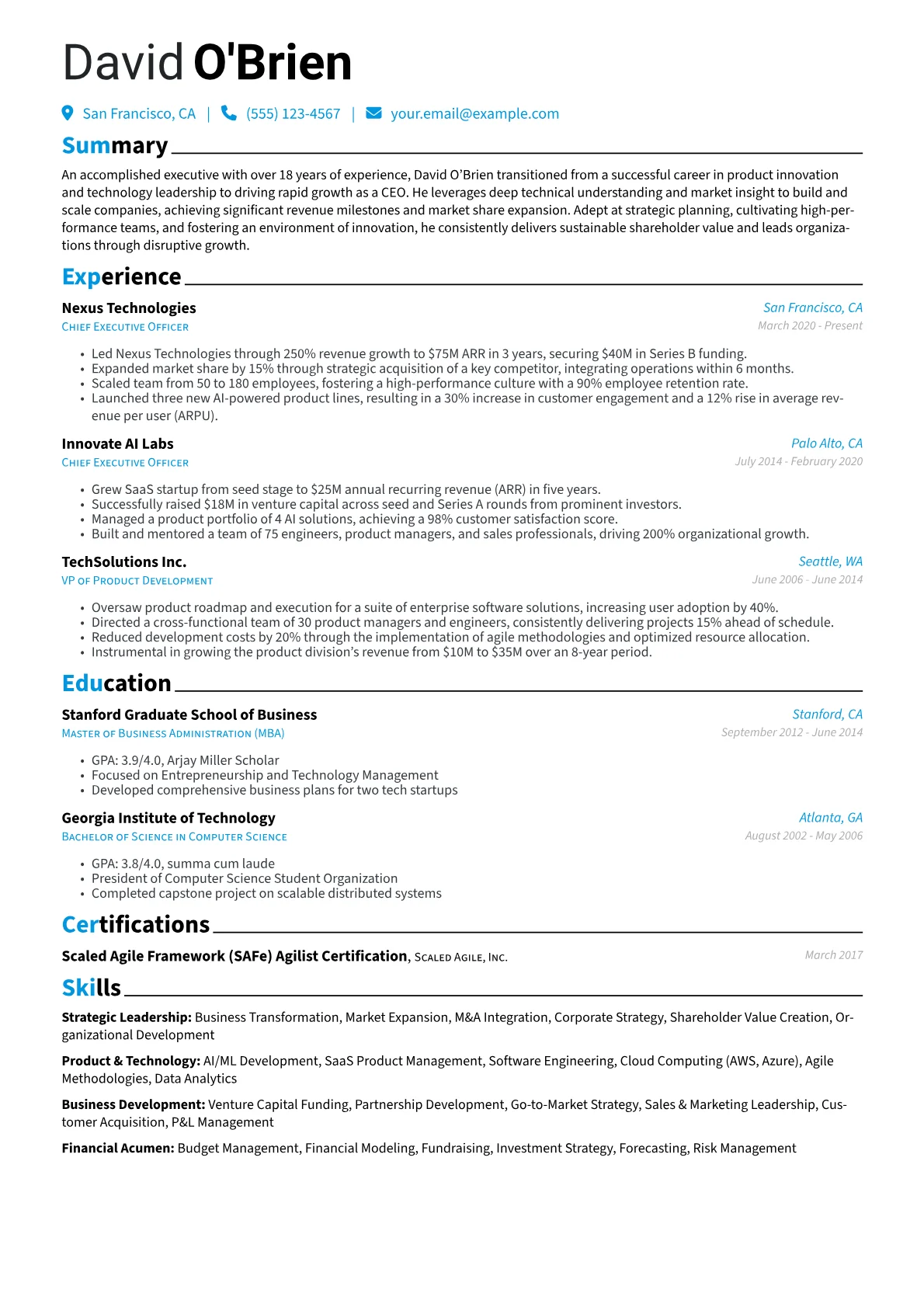 Career changer version - Page 1