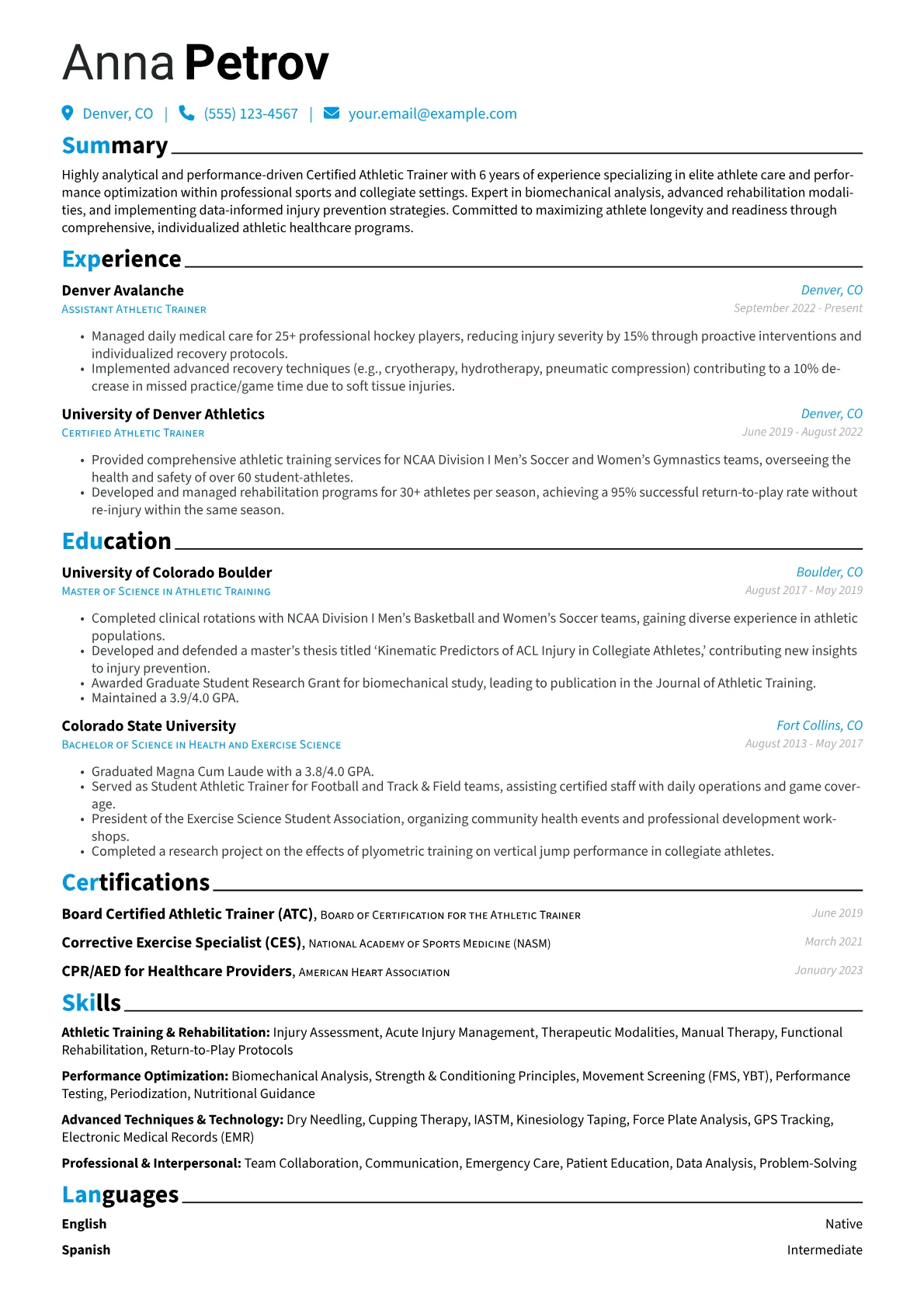 Professional version - Page 1