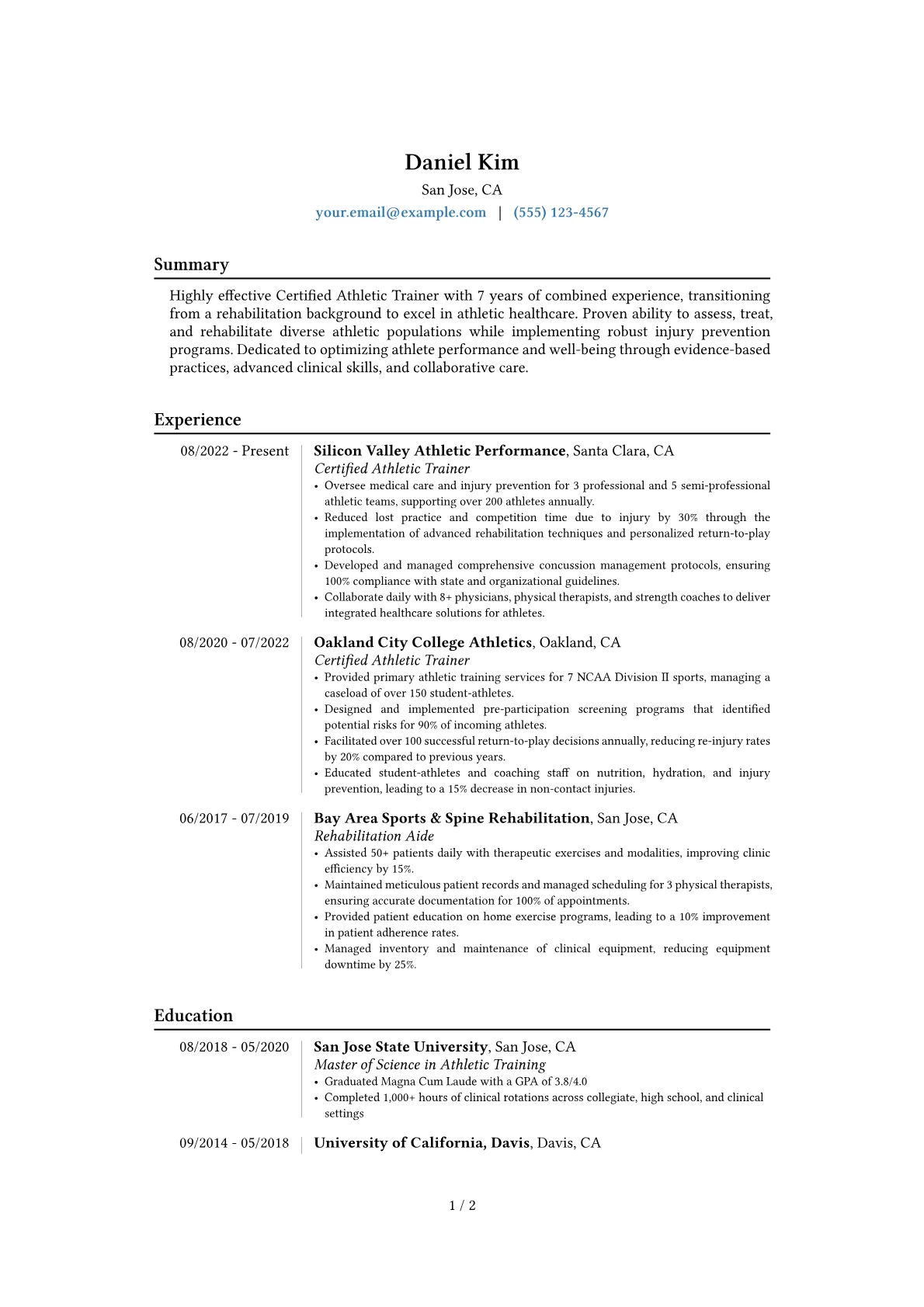 Career changer version - Page 1
