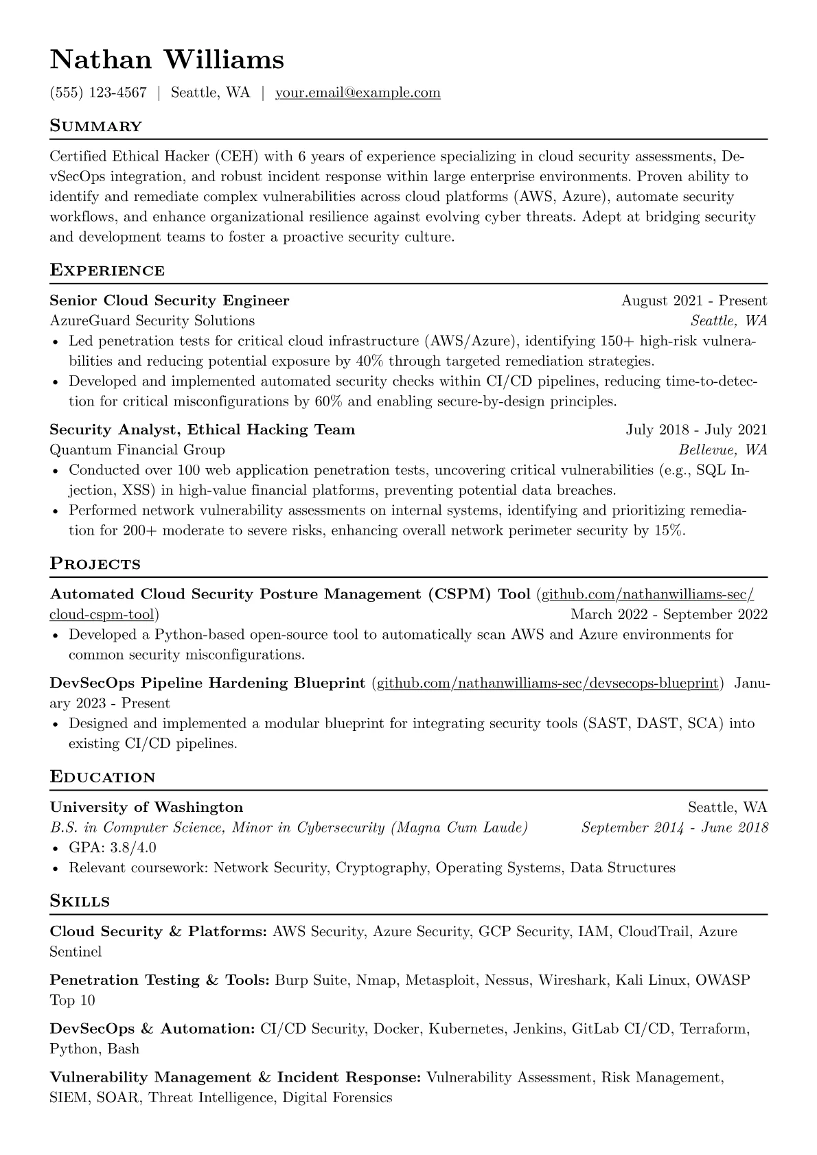 Cloud Security & Platforms version - Page 1