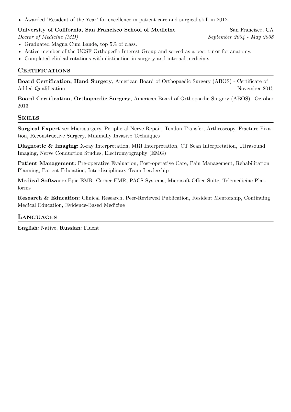 Certified Hand Surgeon version - Page 2