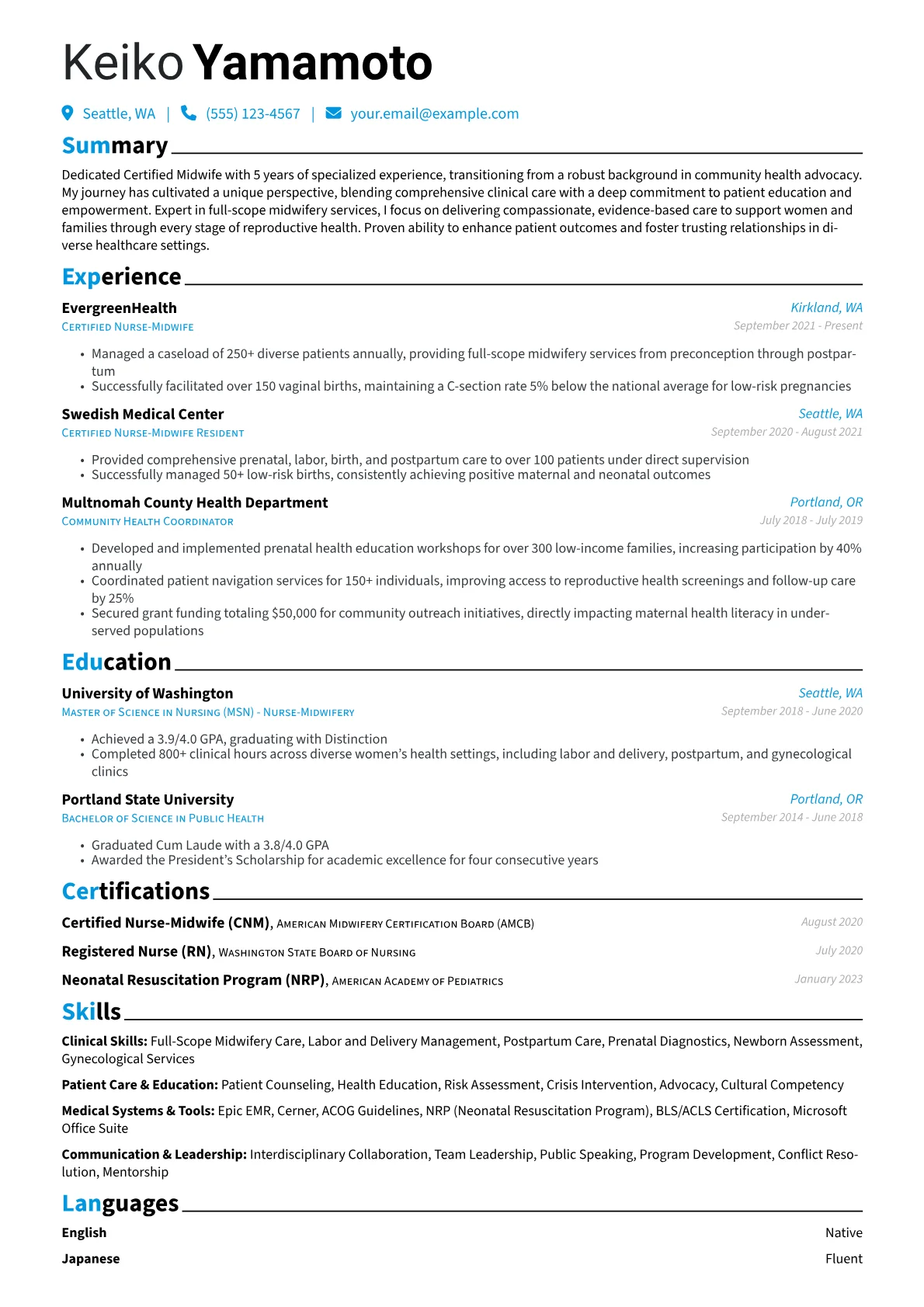 Career changer version - Page 1