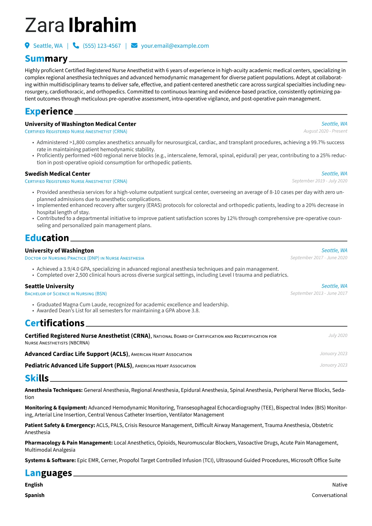 CRNA - Academic Medical version - Page 1