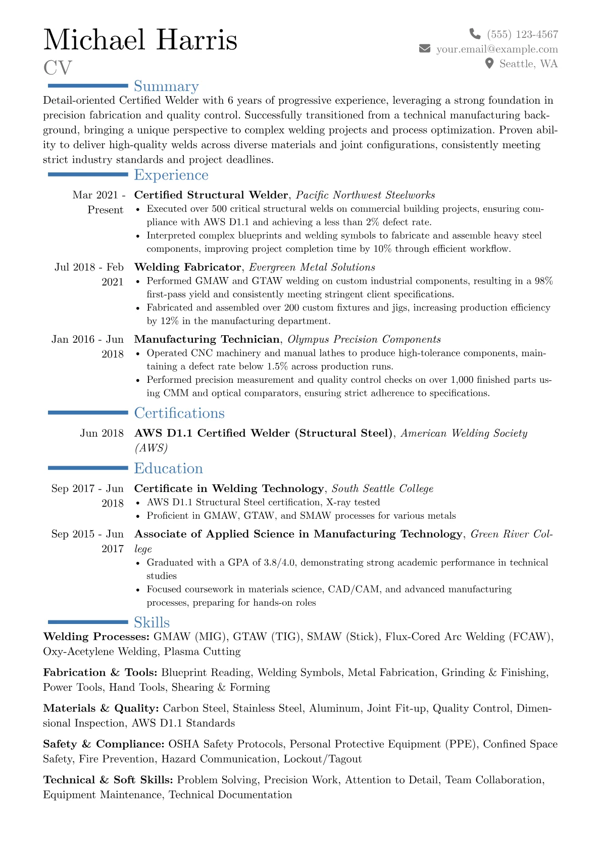 Career changer version - Page 1