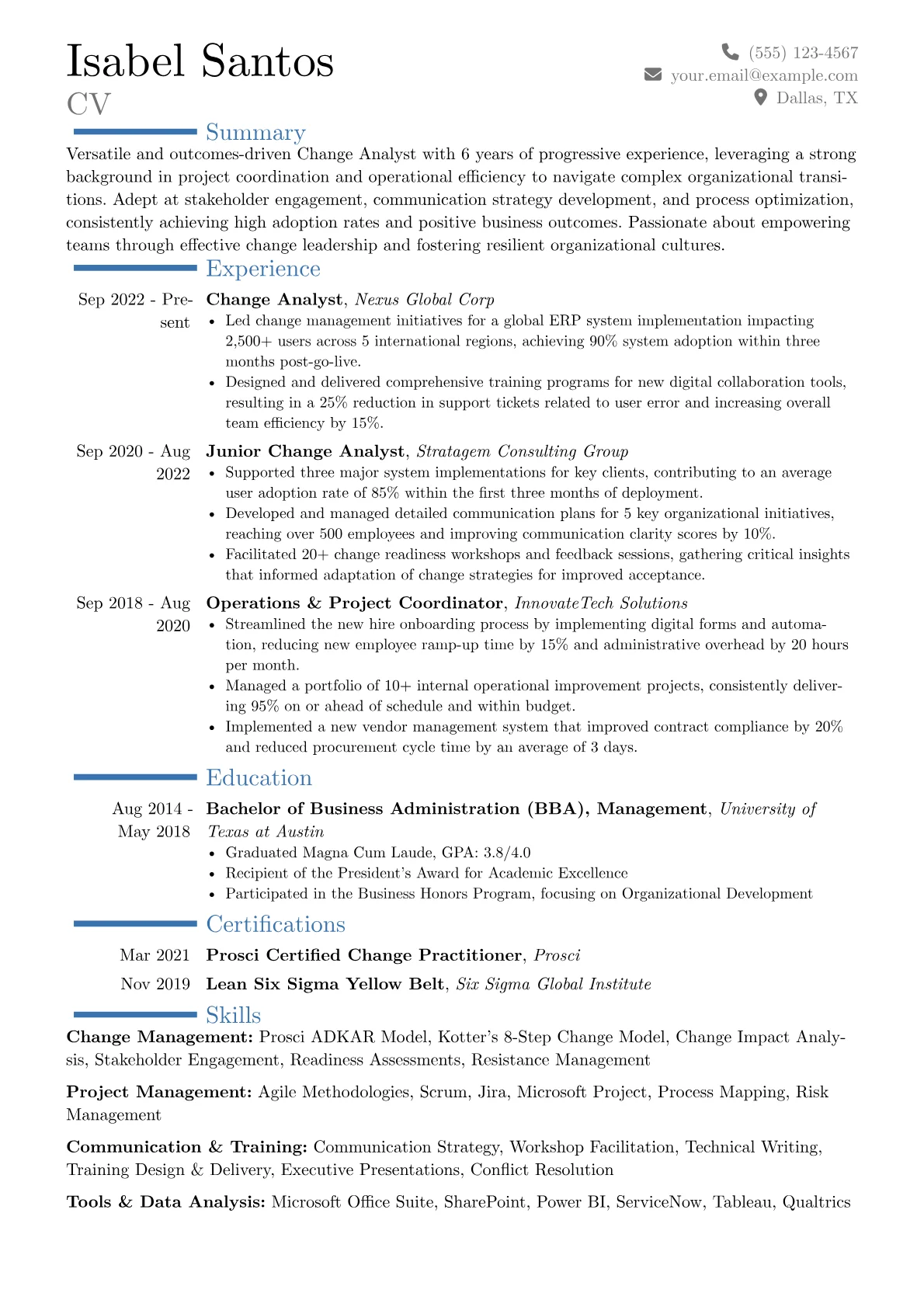 Career changer version - Page 1