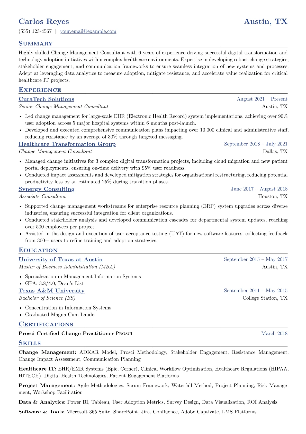 Change Management version - Page 1