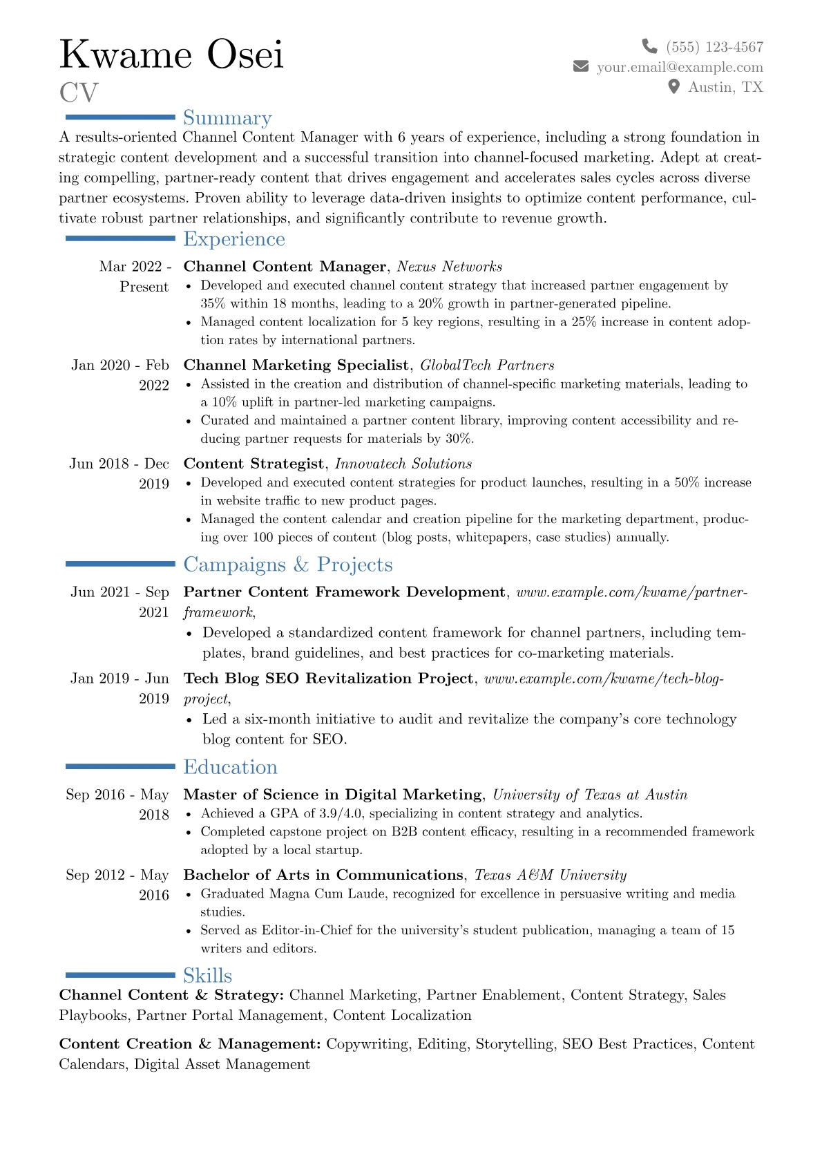 Career changer version - Page 1