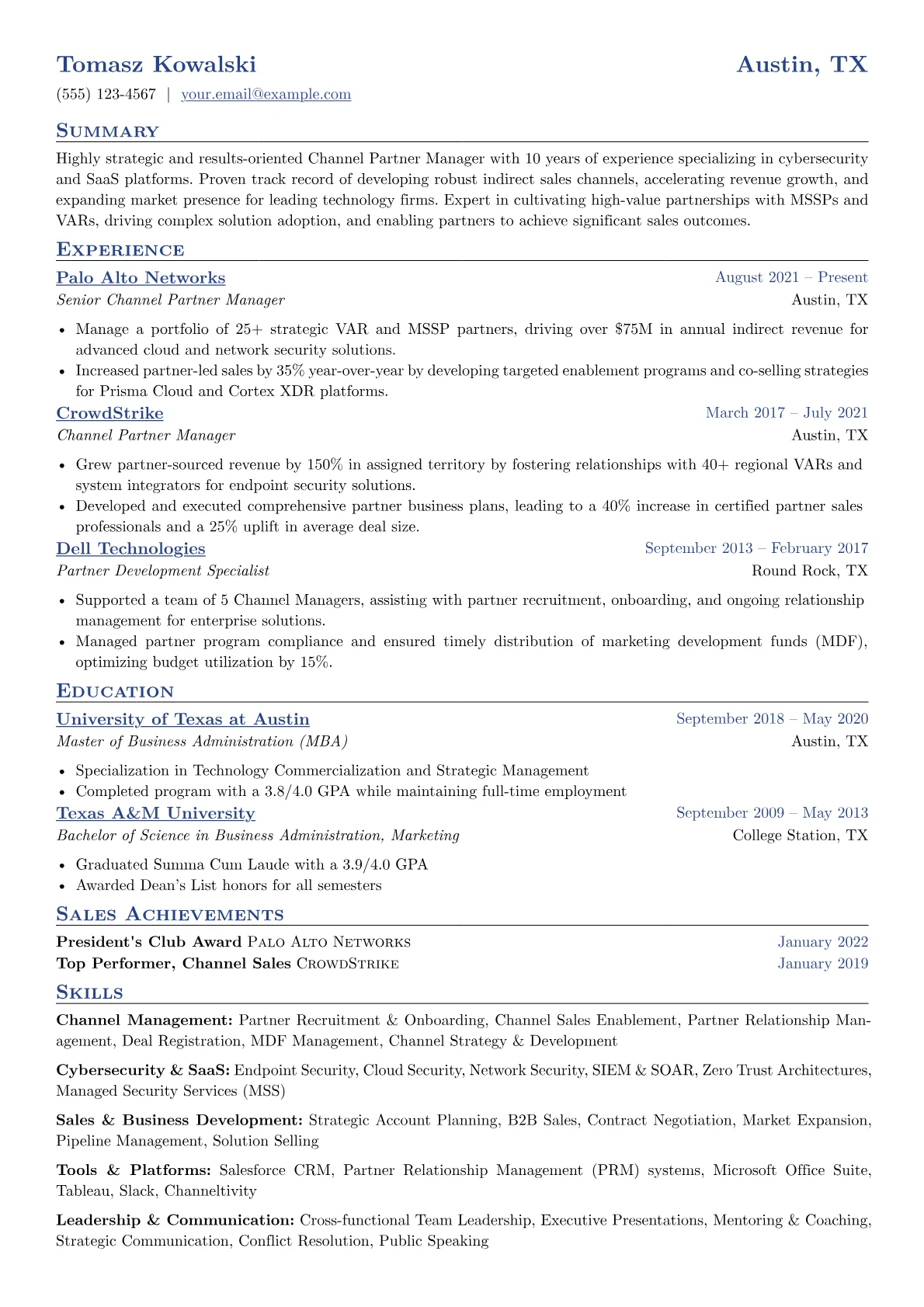 Channel Partner version - Page 1