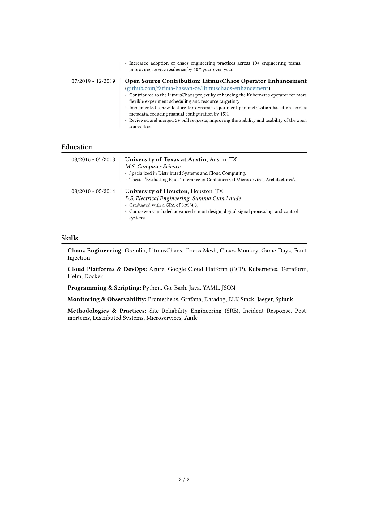 Career changer version - Page 2