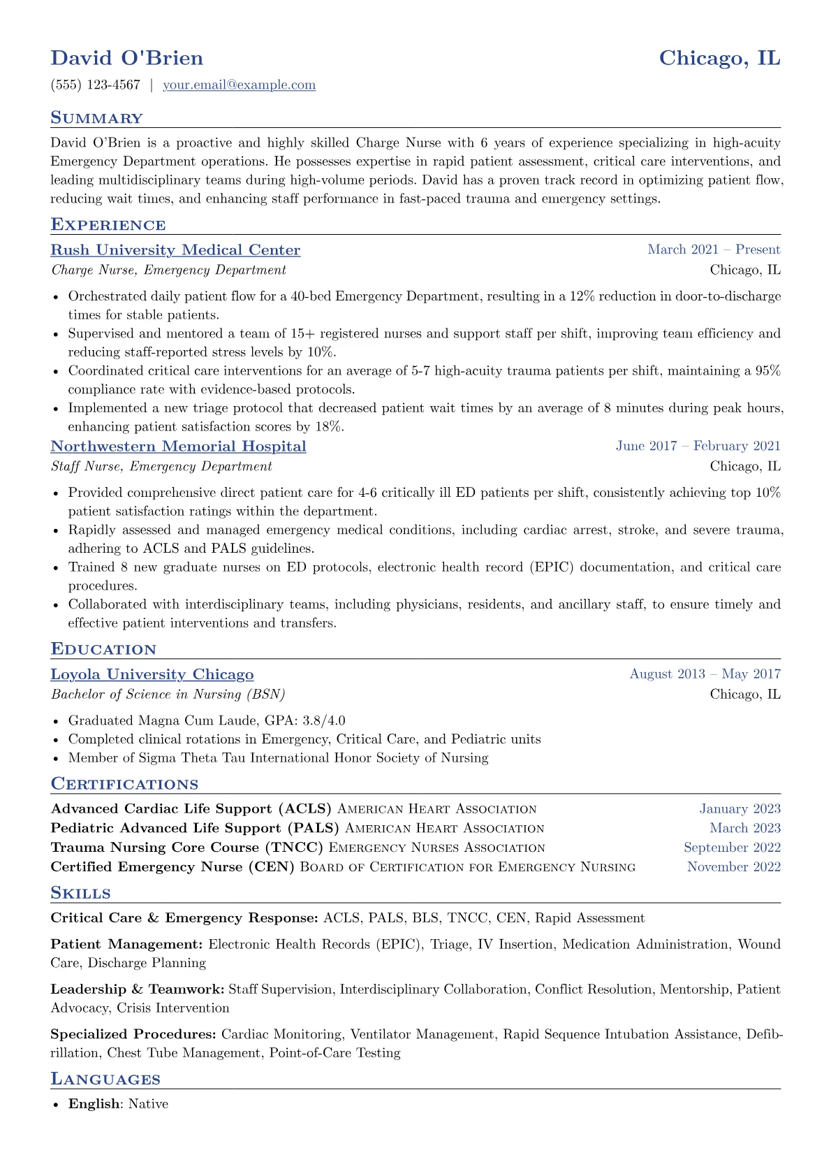 Charge Nurse version - Page 1