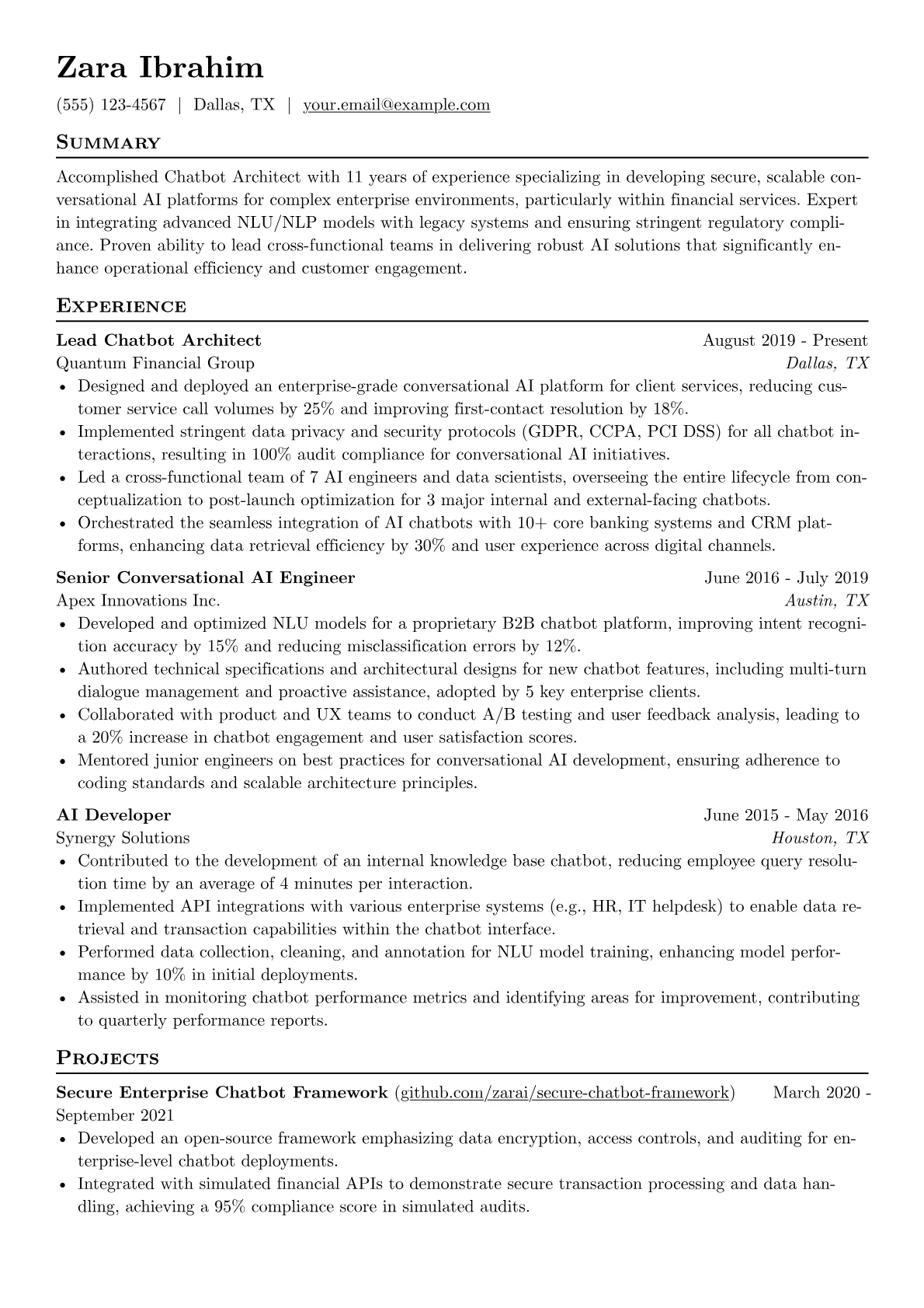 Chatbot Architect version - Page 1