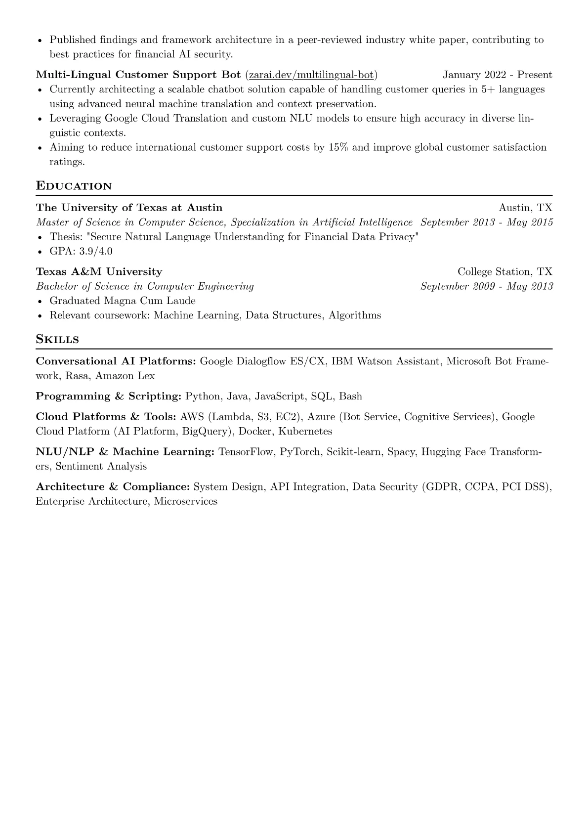 Chatbot Architect version - Page 2