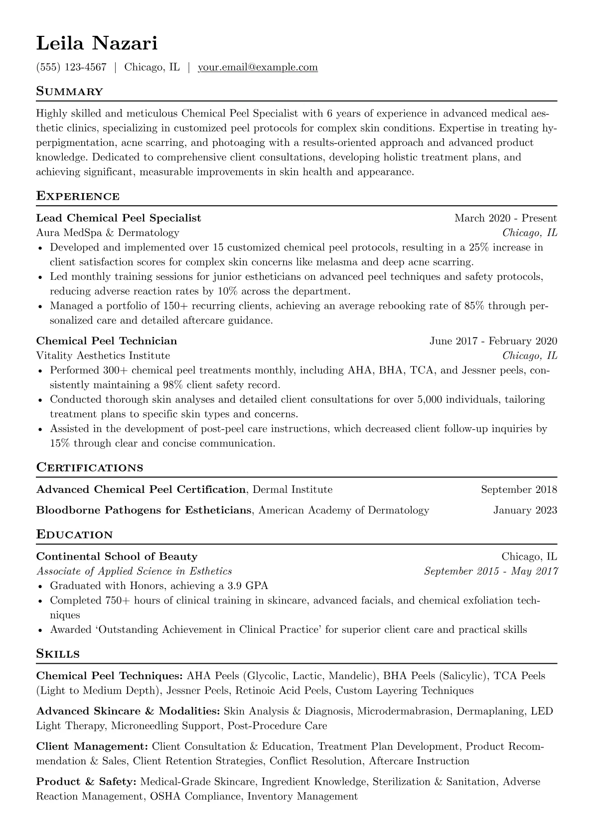 Advanced Clinical Focus version - Page 1