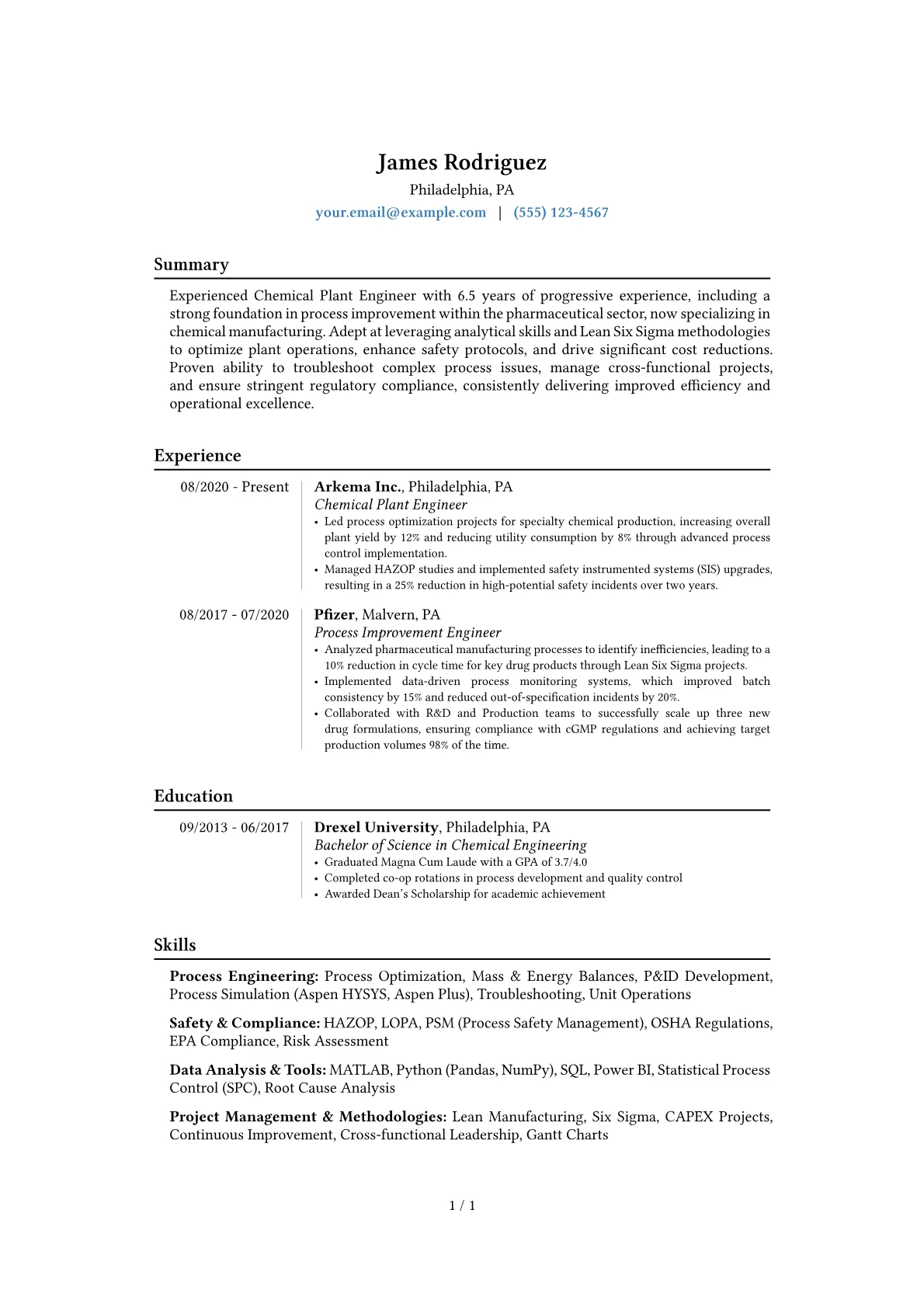 Career changer version - Page 1