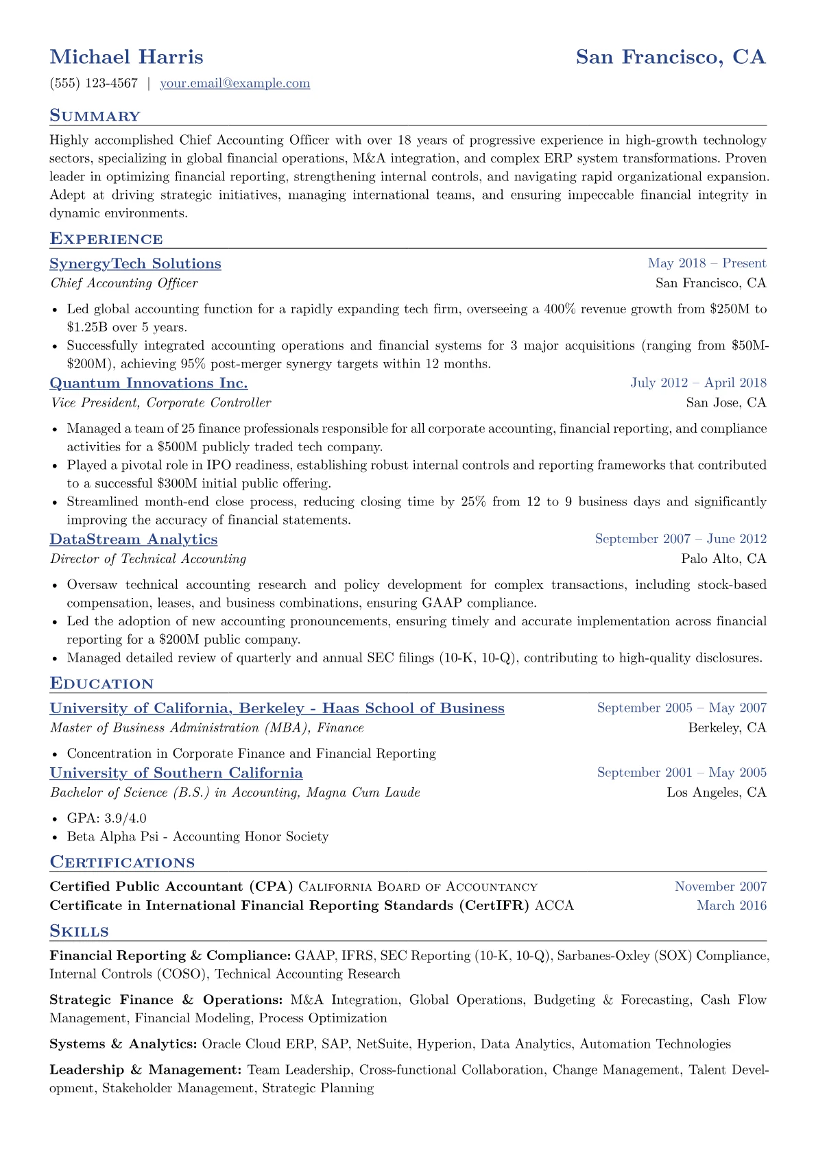 Financial Reporting version - Page 1