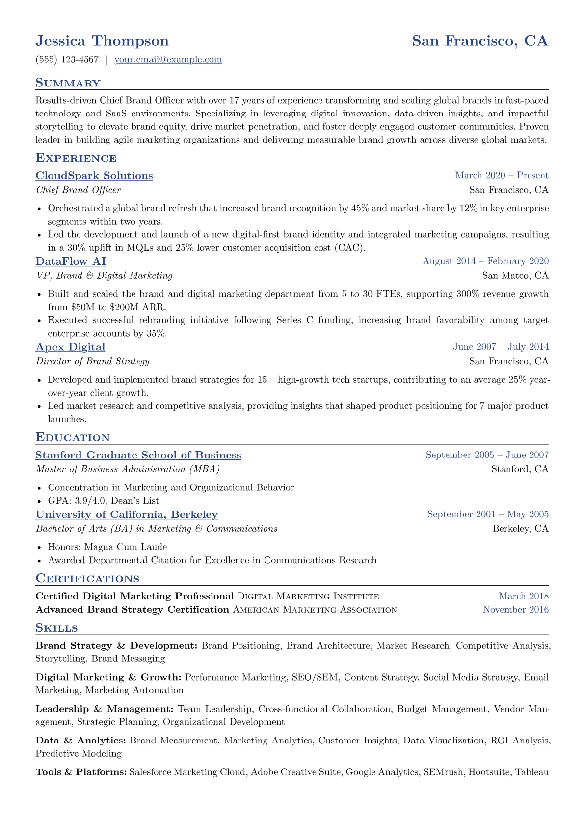 Chief Brand Officer version - Page 1