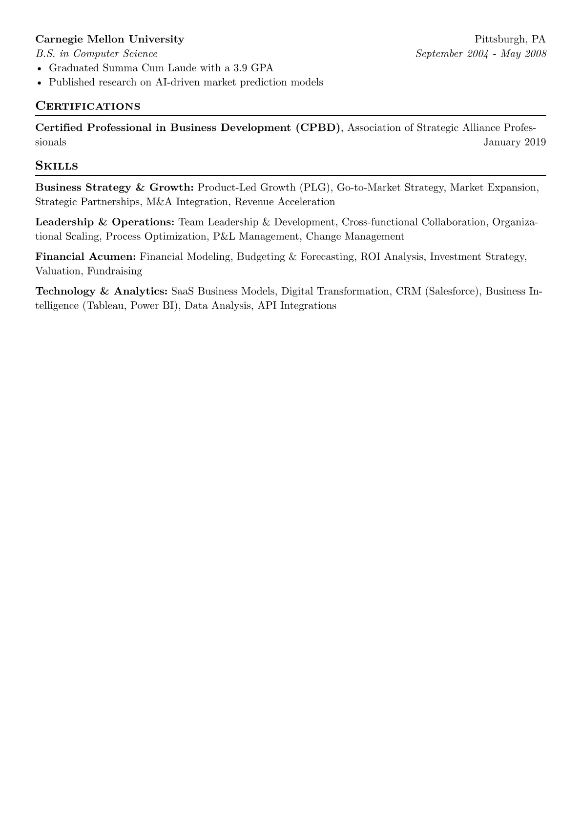 Chief Business Officer version - Page 2