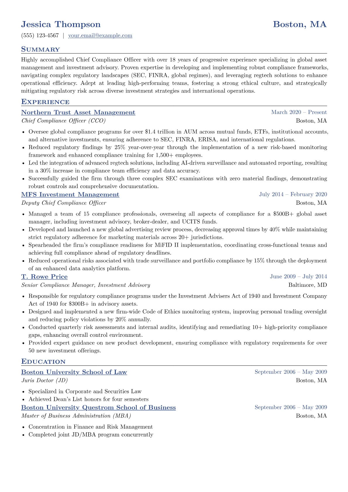 Chief Compliance version - Page 1