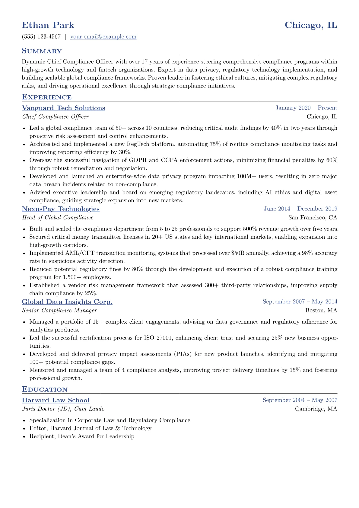 Chief Compliance version - Page 1