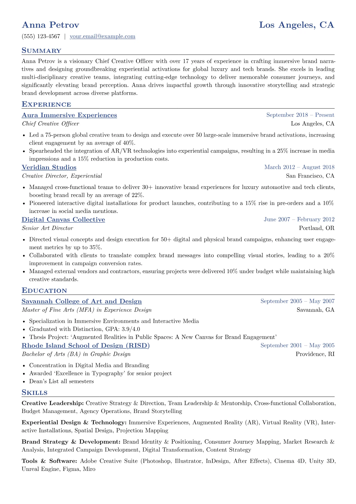 Immersive Experiential Cco version - Page 1
