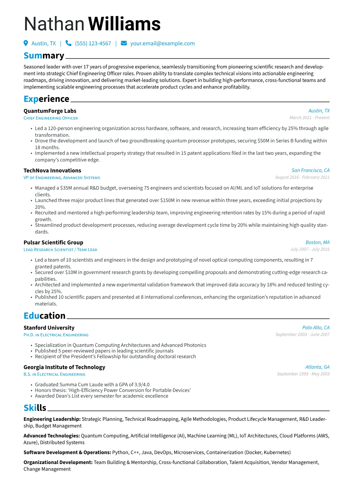 Career changer version - Page 1