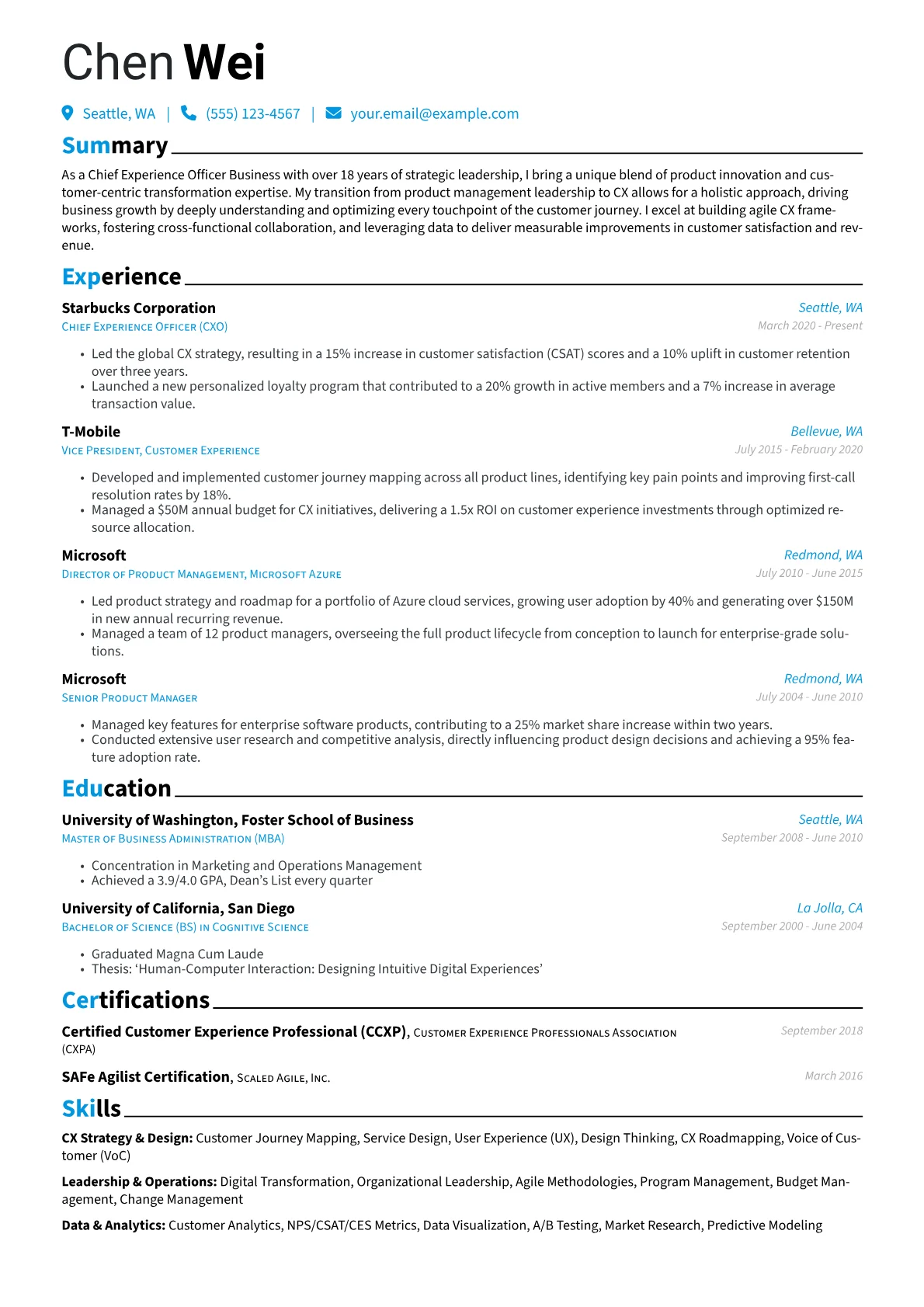 Career changer version - Page 1