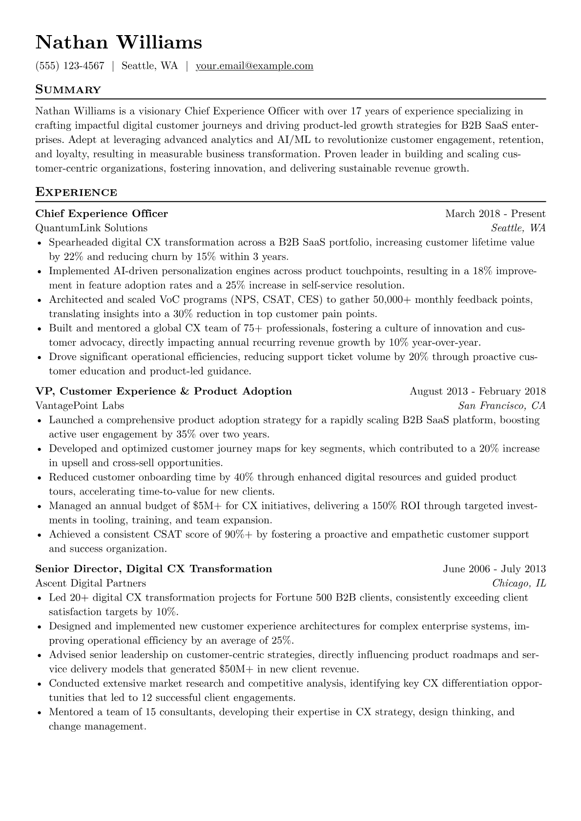 Digital & B2B SaaS CX version - Page 1