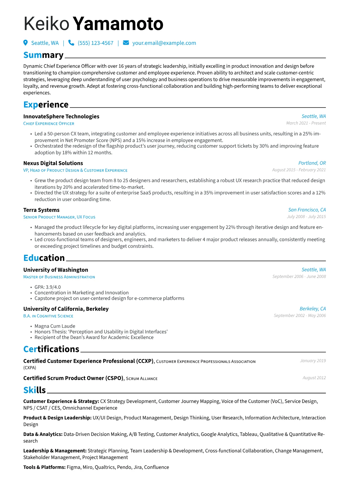 Career changer version - Page 1