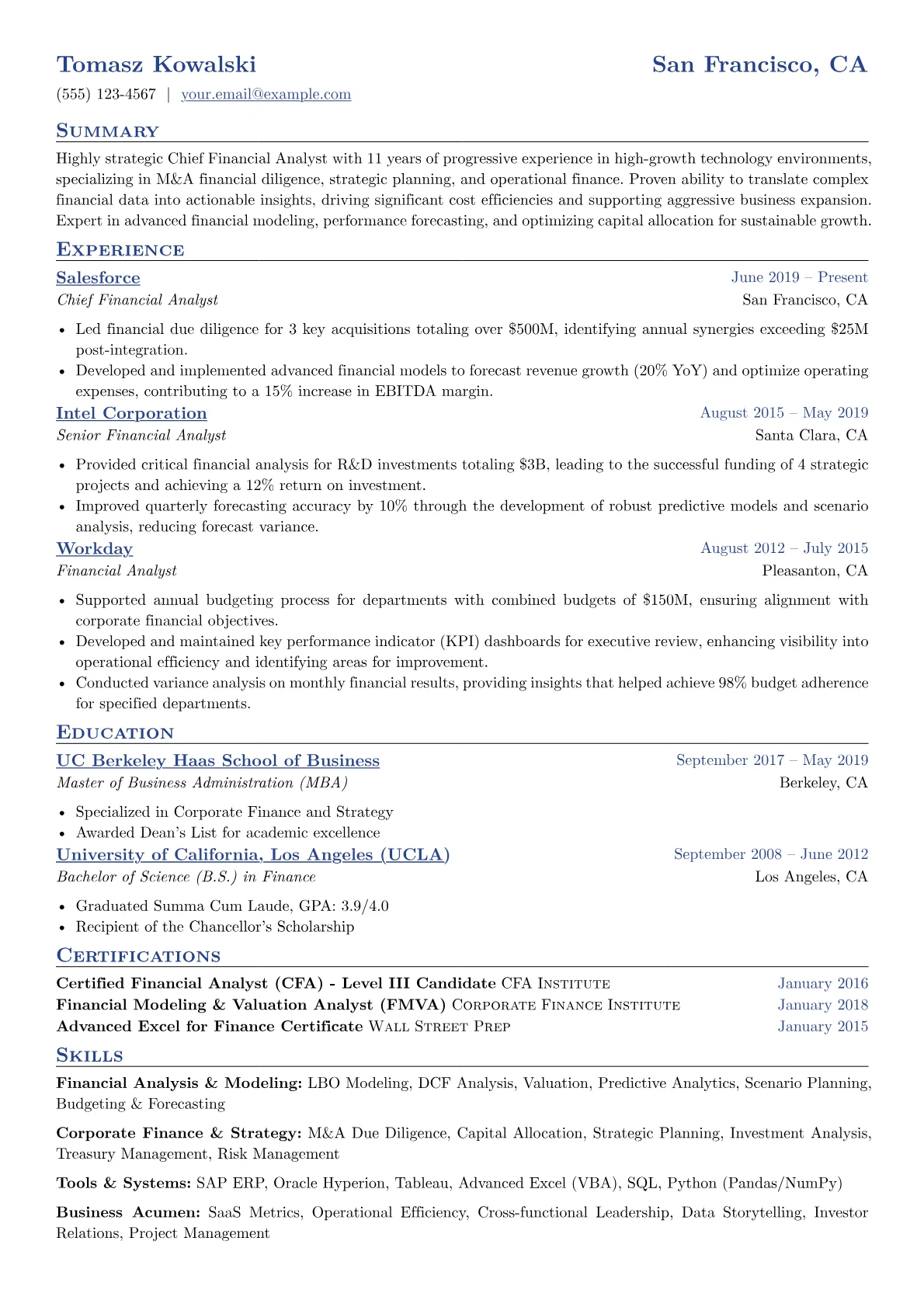 Corporate Finance version - Page 1