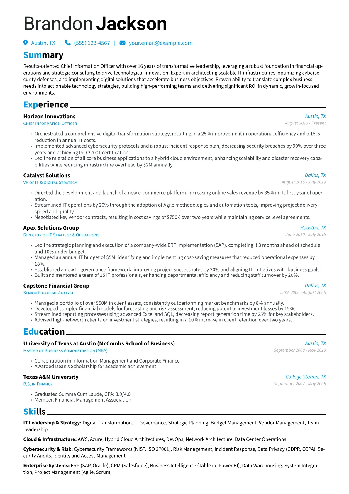 Career changer version - Page 1