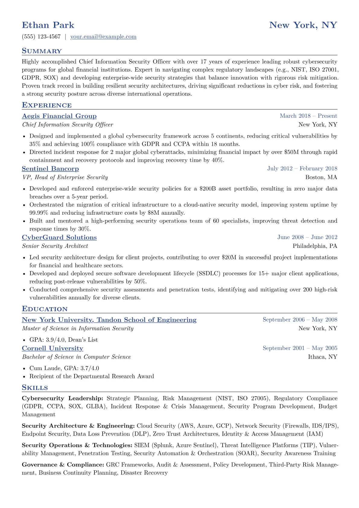 Global Financial version - Page 1