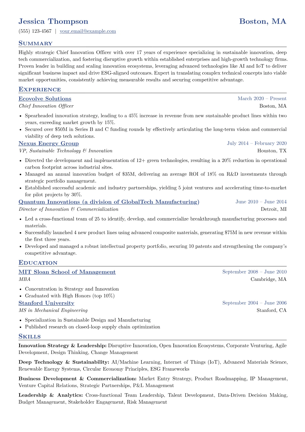 Innovation Strategy version - Page 1