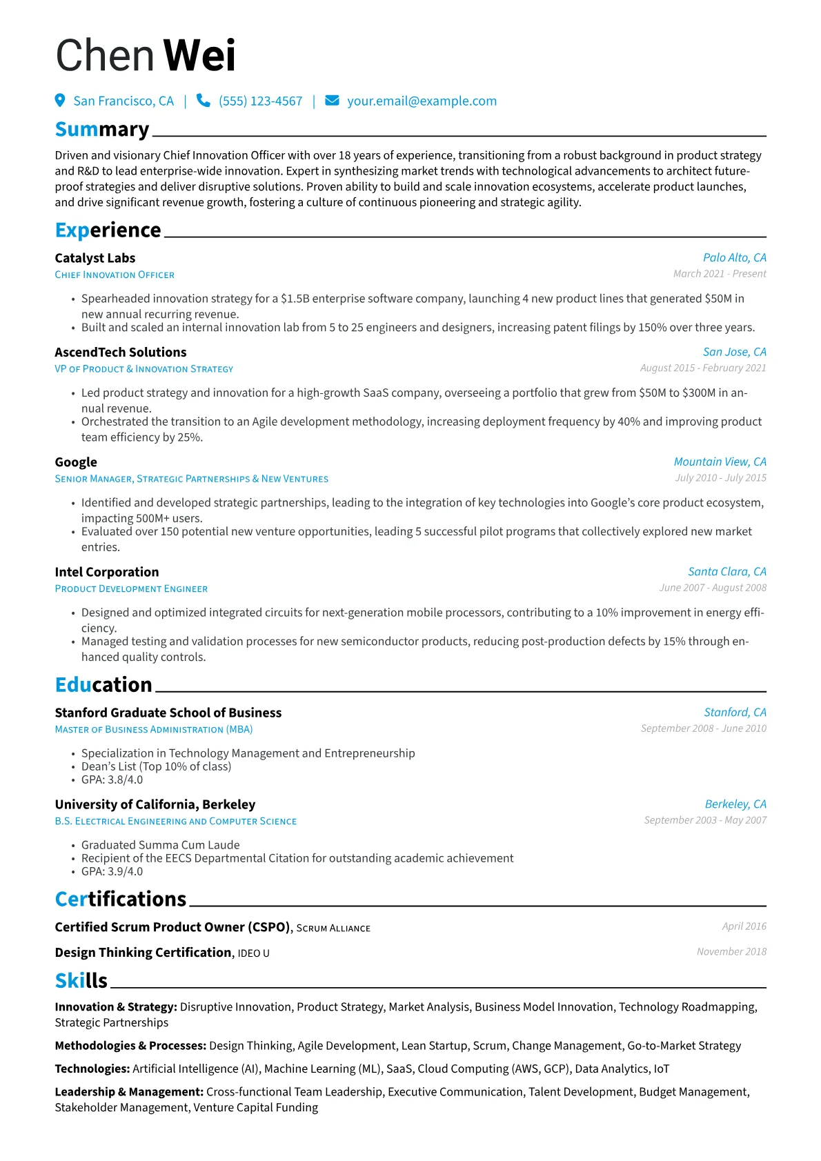 Career changer version - Page 1