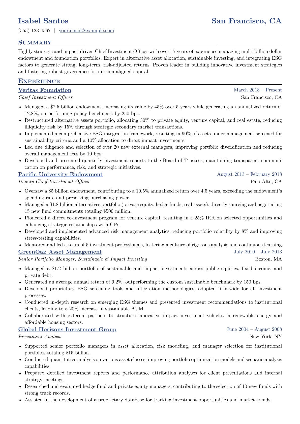 Chief Investment version - Page 1