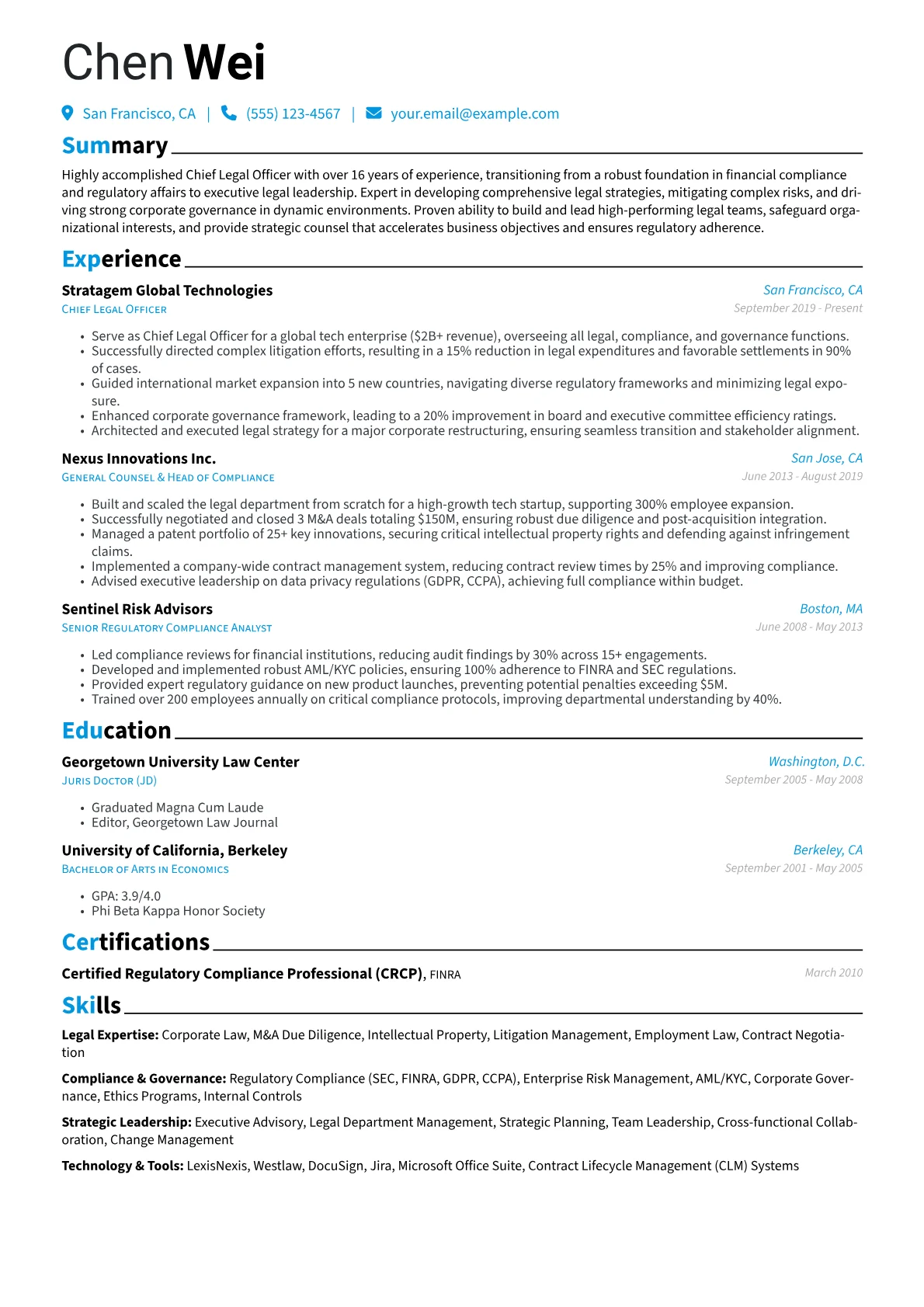 Career changer version - Page 1