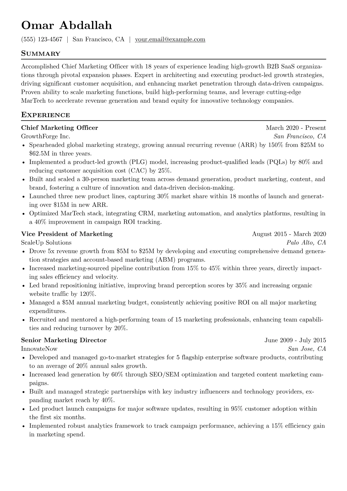 Chief Marketing version - Page 1