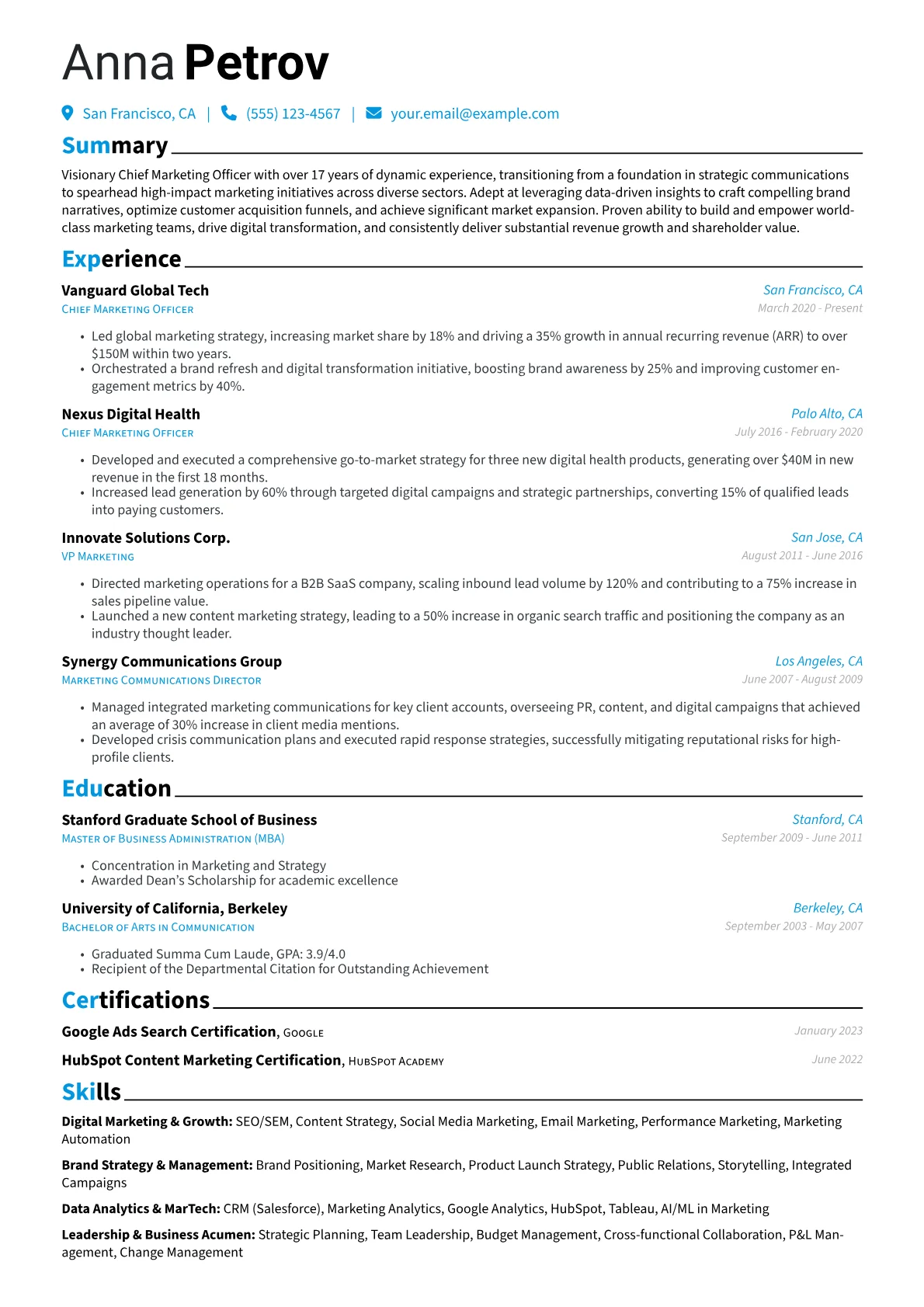Career changer version - Page 1