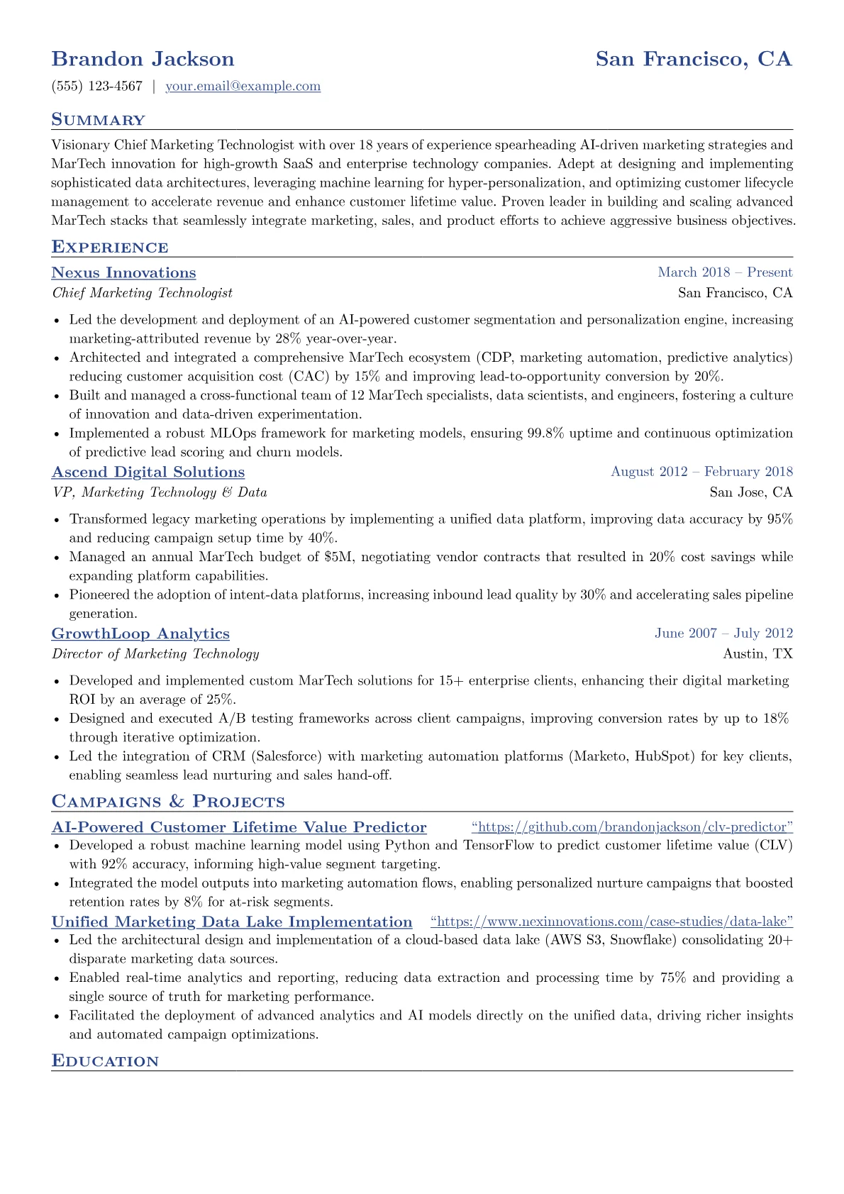 Chief Marketing version - Page 1