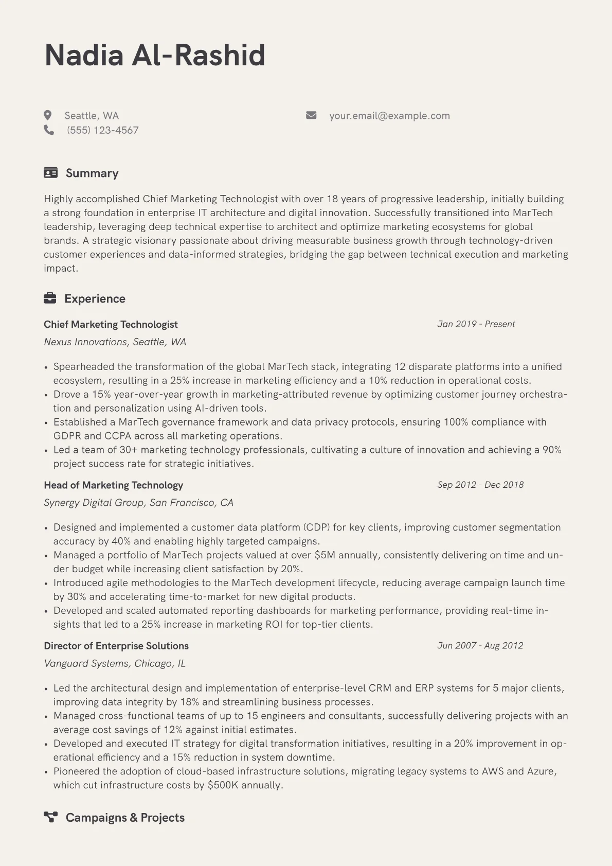 Career changer version - Page 1