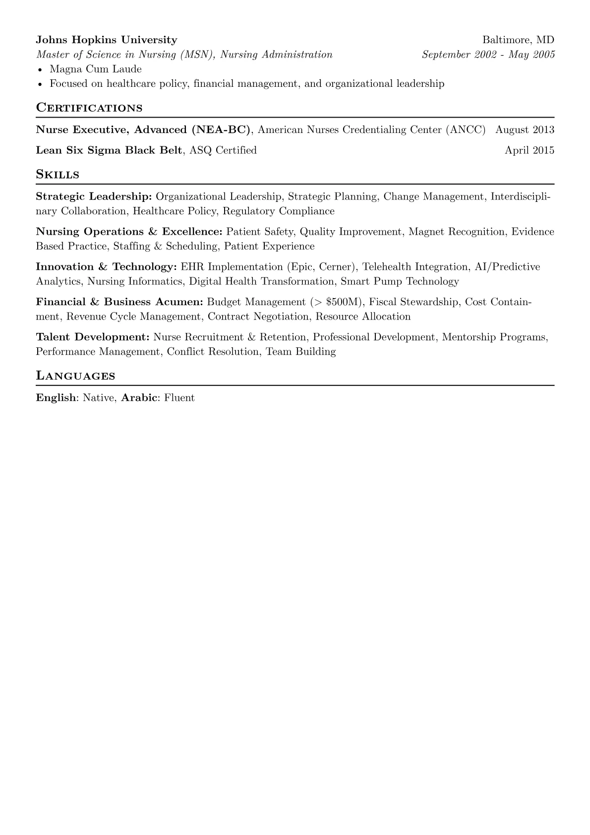 Chief Nursing Officer version - Page 2
