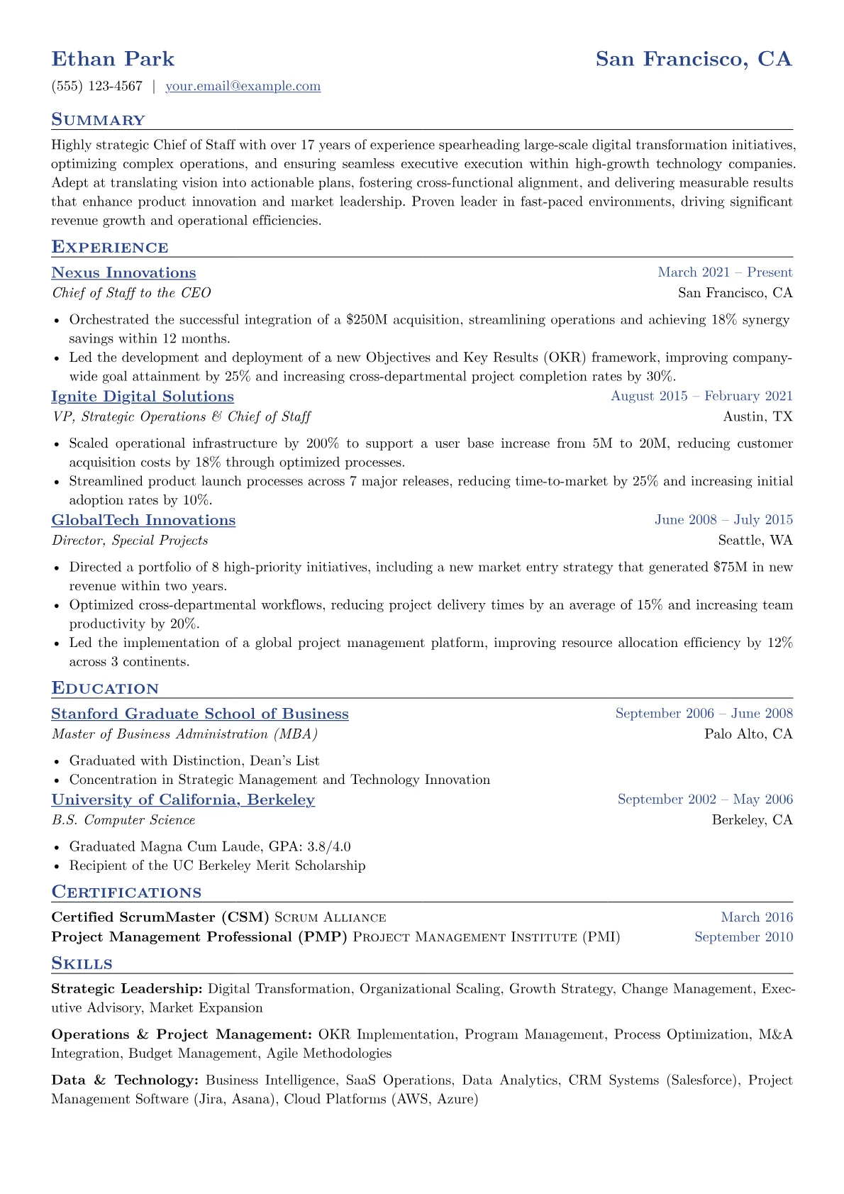 Strategic Leadership version - Page 1