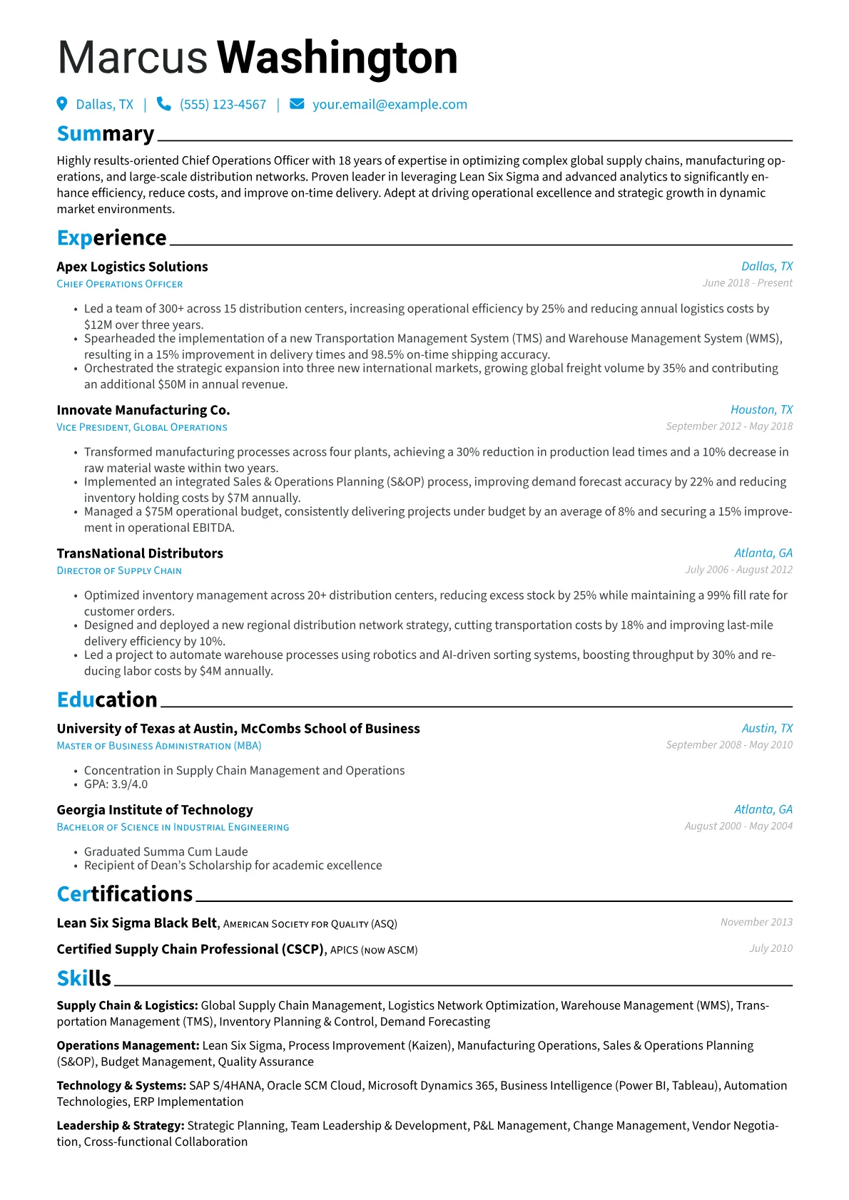 Supply Chain & Logistics version - Page 1